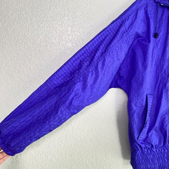 Nils Vintage Jacket Womens 10 Windbreaker Hooded Half Zip Pullover Ski Snow Vtg - Picture 5 of 14